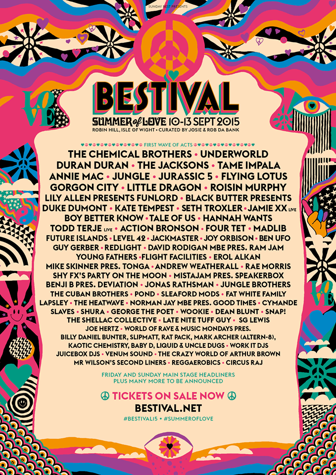 Bestival line-up 2015-1