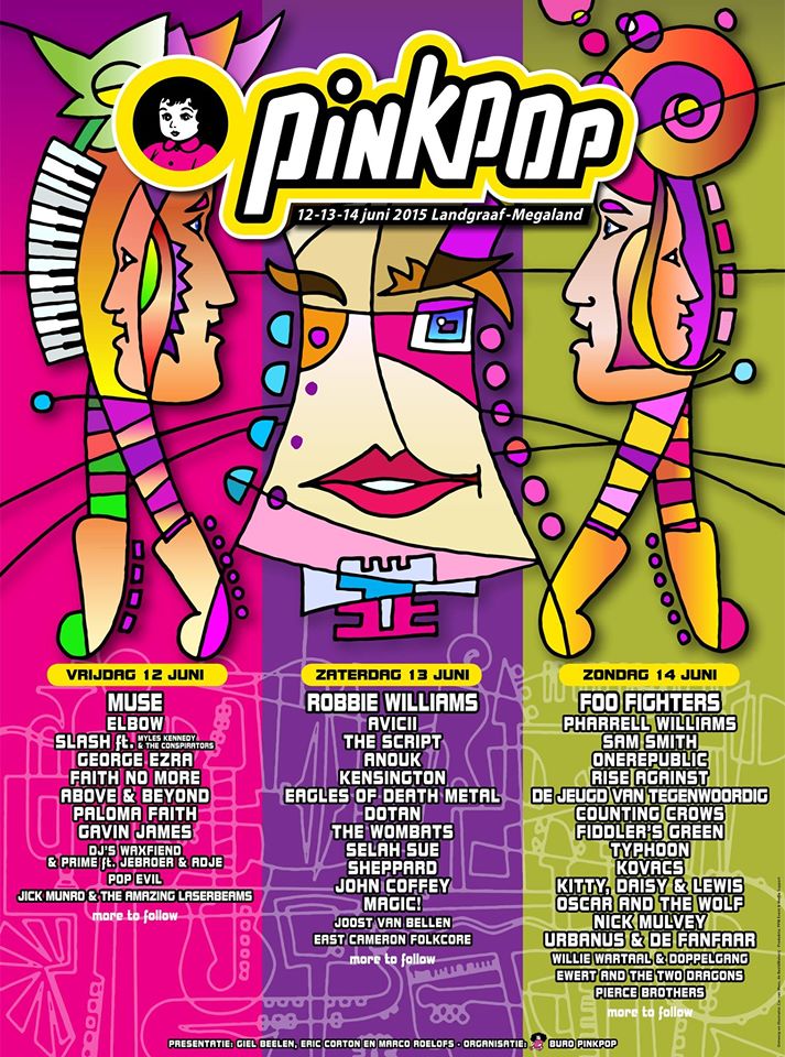 Pinkpop 2015 poster