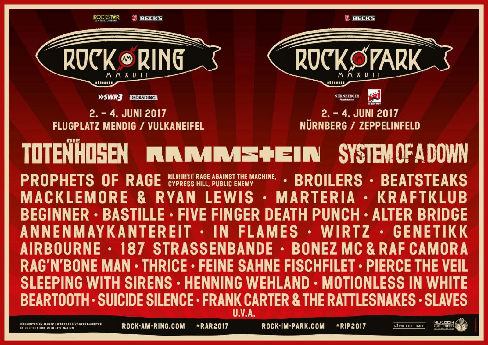 Rock am ring line up