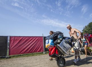 Lowlands camping