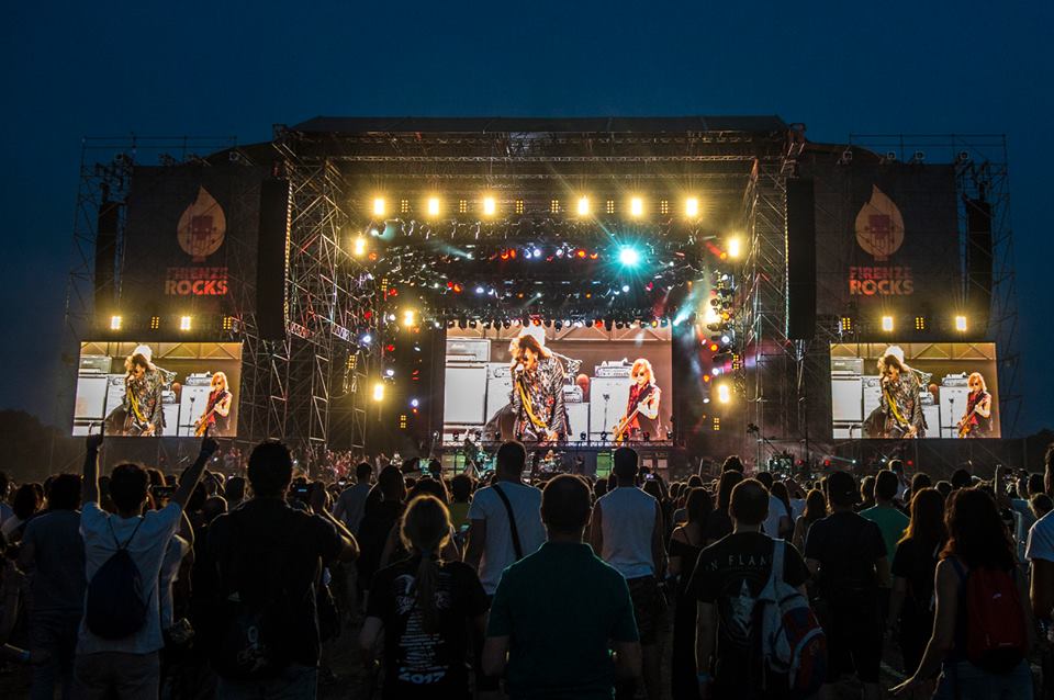 Firenze Rocks stage