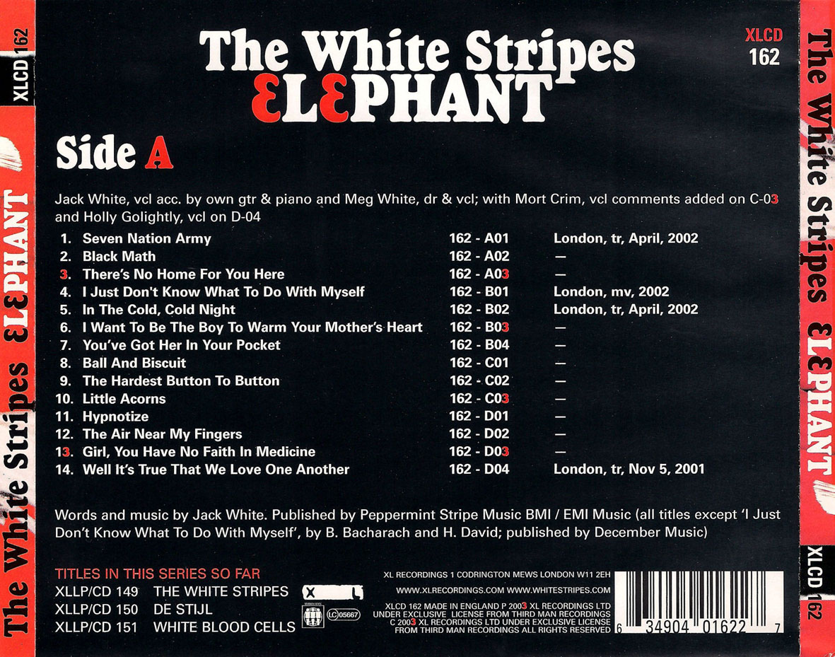 The White Stripes Elephant