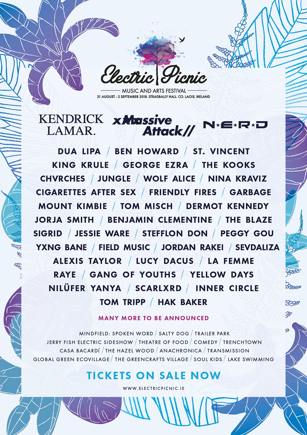 Electric Picnic 2018 strikt Massive Attack, Kendrick Lamar en meer