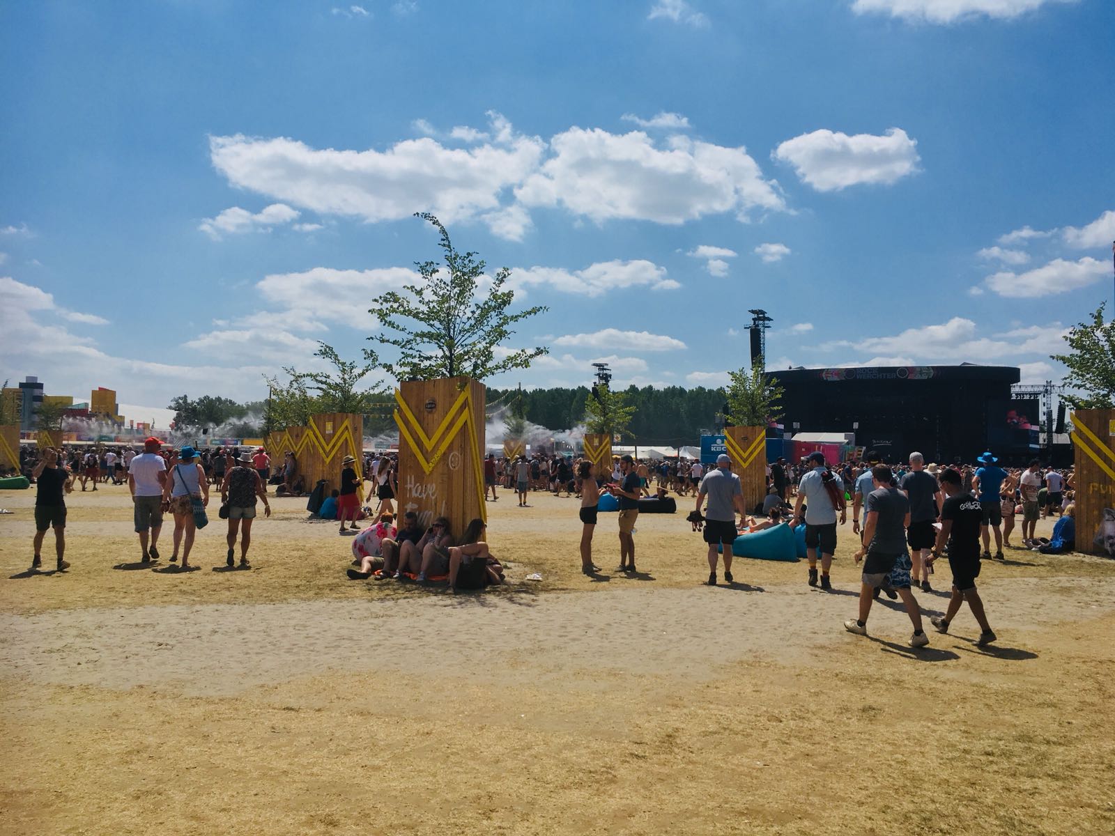 Rock Werchter veld planten