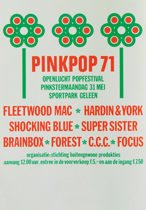 Pinkpop poster 1971