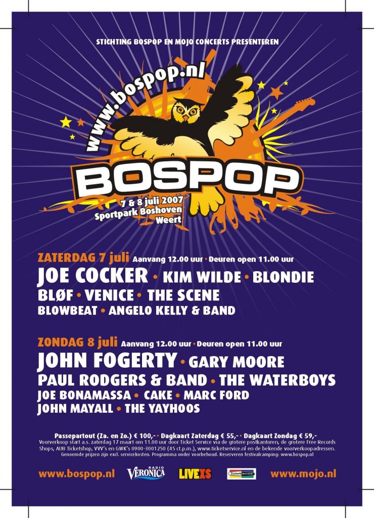 Bospop 2007 Poster