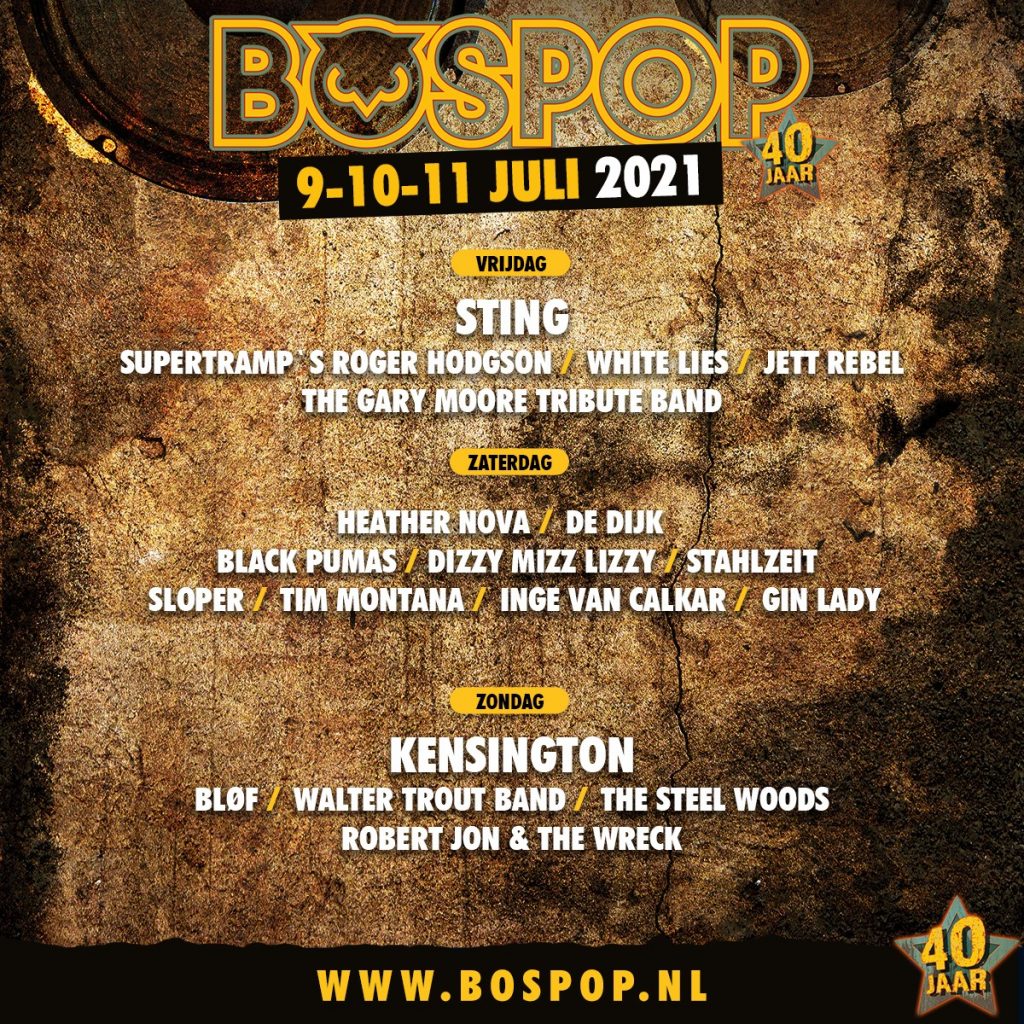 Bospop 2021 Poster