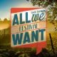 All We Want Festival 2017