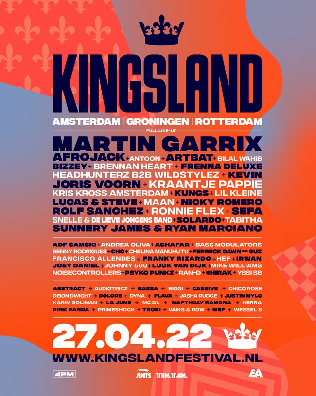 Kingsland Festival Groningen 2022 Poster