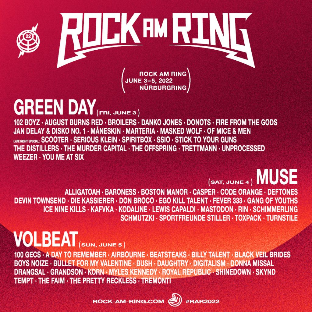 Rock am Ring 2022 Poster