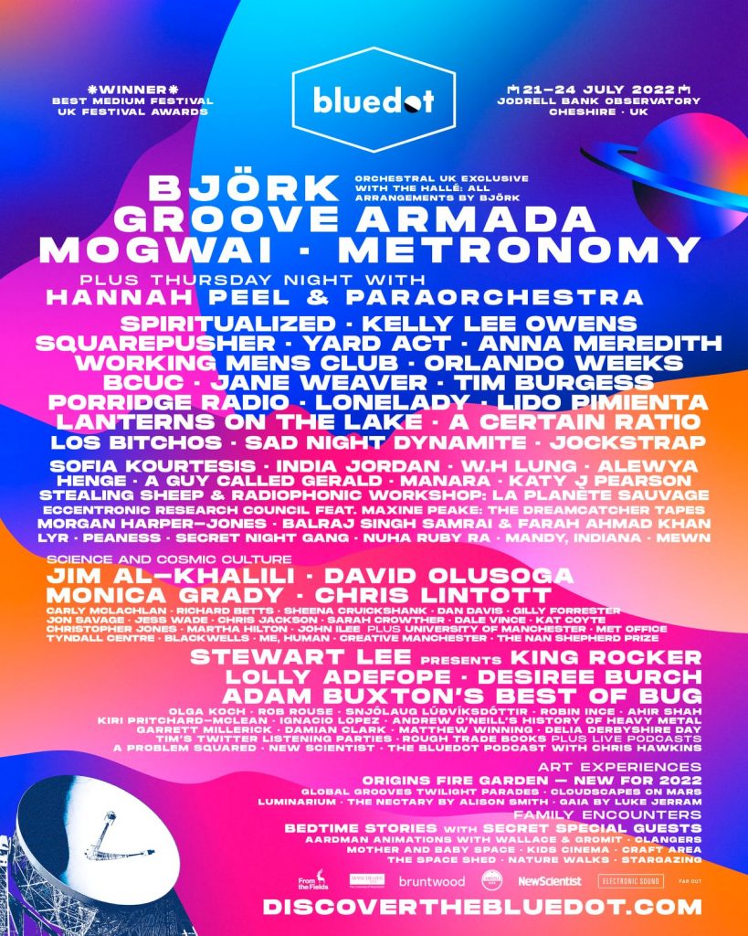 Bluedot Festival 2022 Poster