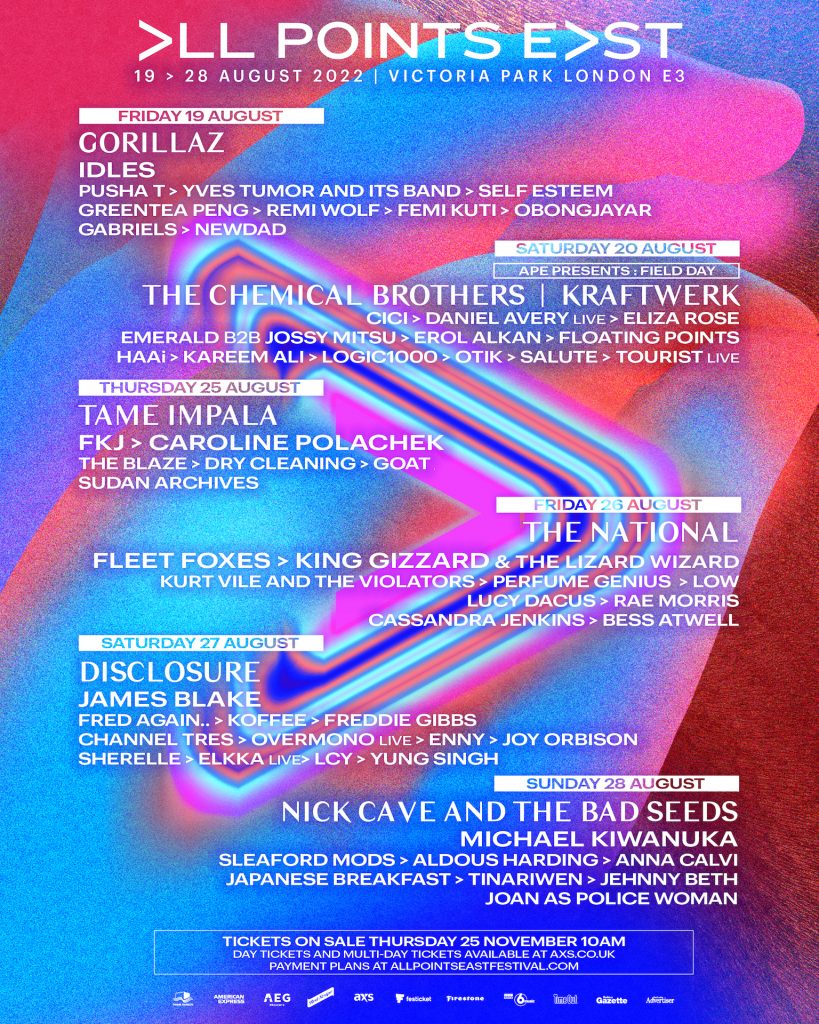 All Points East 2022 Poster