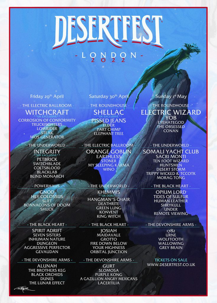 Desertfest London 2022 Poster