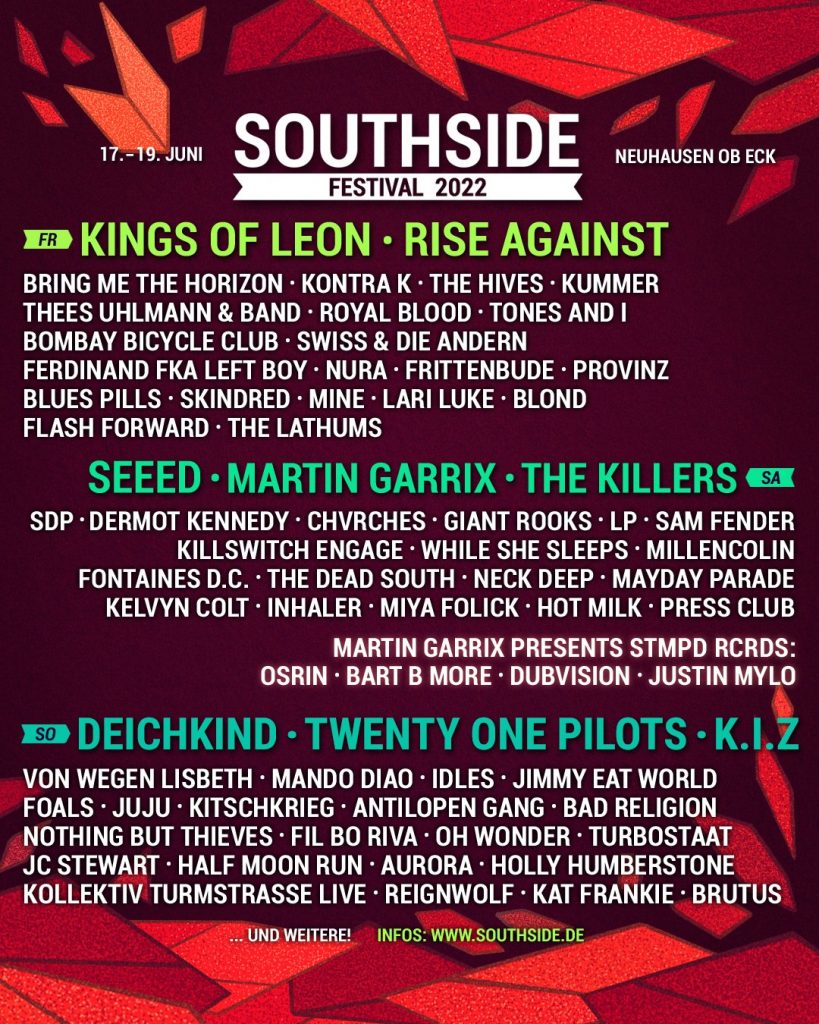Southside Festival 2022 Poster