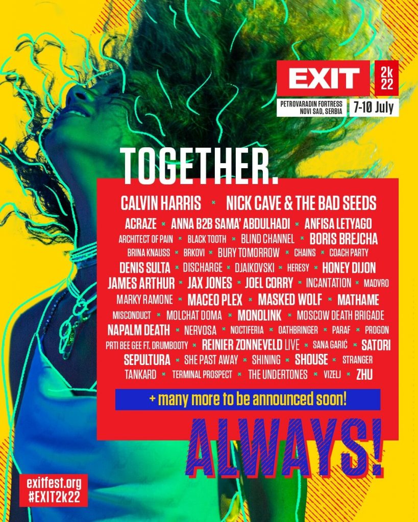 EXIT Festival 2022 Poster