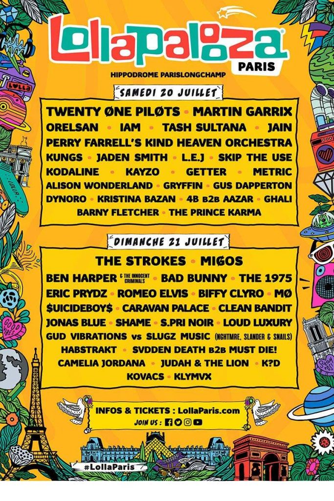 Lollapalooza Paris 2019 Poster