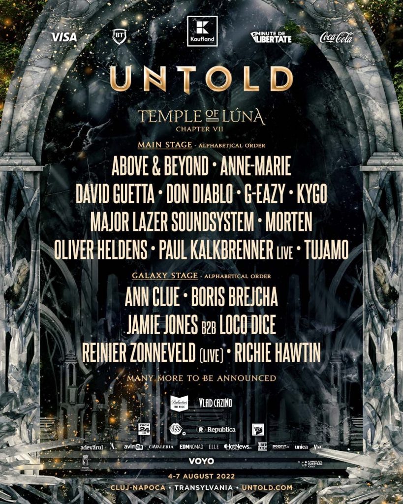 Untold Festival 2022 Poster