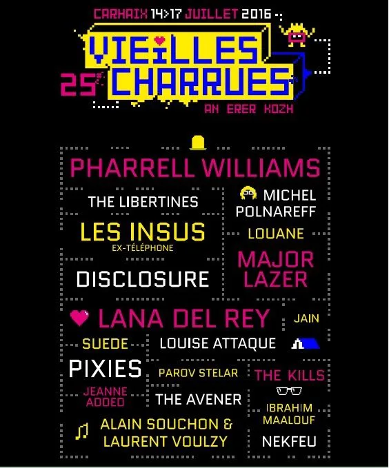 Festival Des Vieilles Charrues 2016 Poster