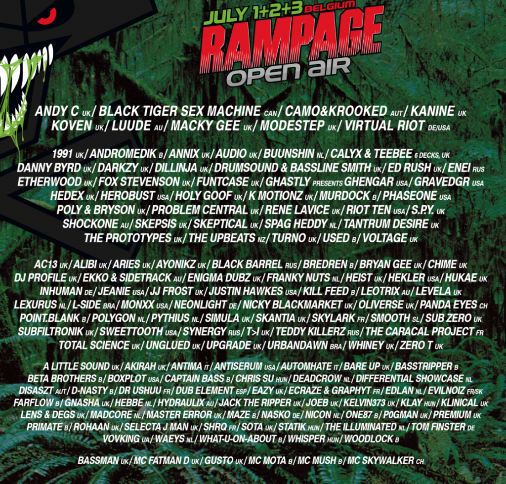 Rampage Open Air 2022 Poster