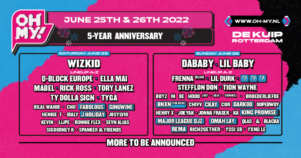 Oh My! Music Festival 2022 Poster
