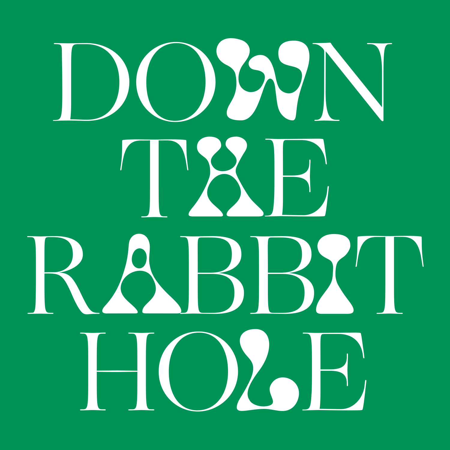 Dans le logo du trou du lapin