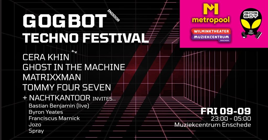 GOGBOT Indoor Techno Festival 2022 2022 Poster
