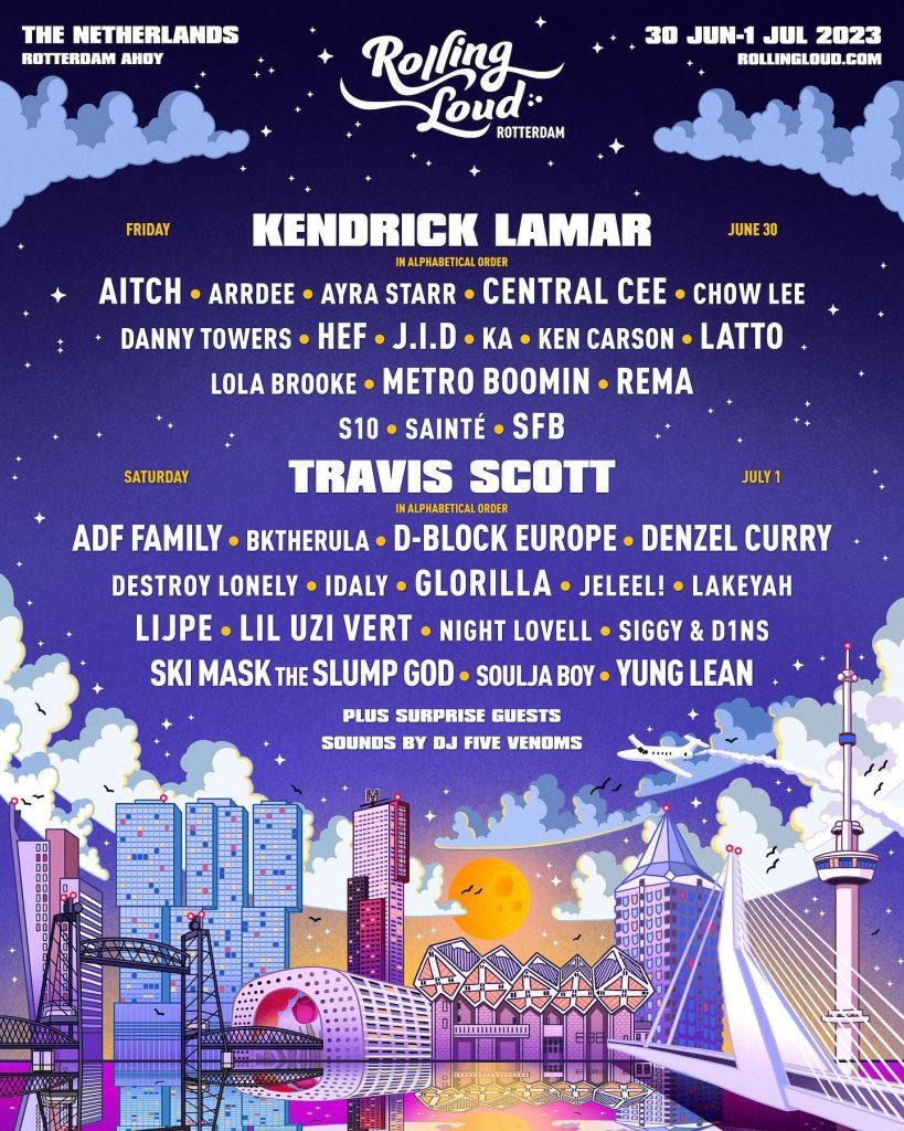 Rolling Loud Rotterdam 2023 Poster