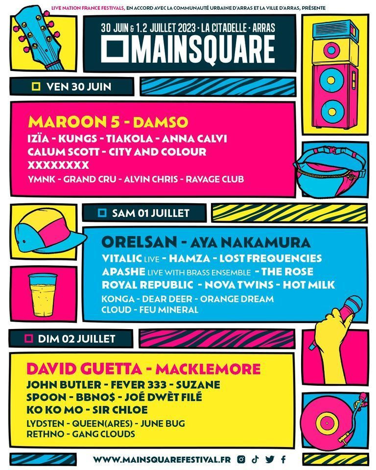 Main Square Festival 2023 Poster