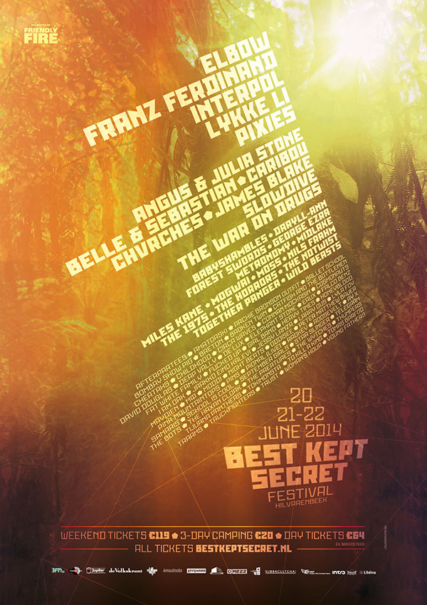 Best Kept Secret line-up poster 2014