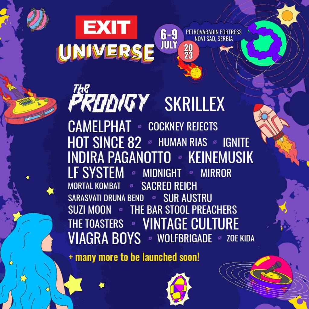 EXIT Festival 2023 Poster