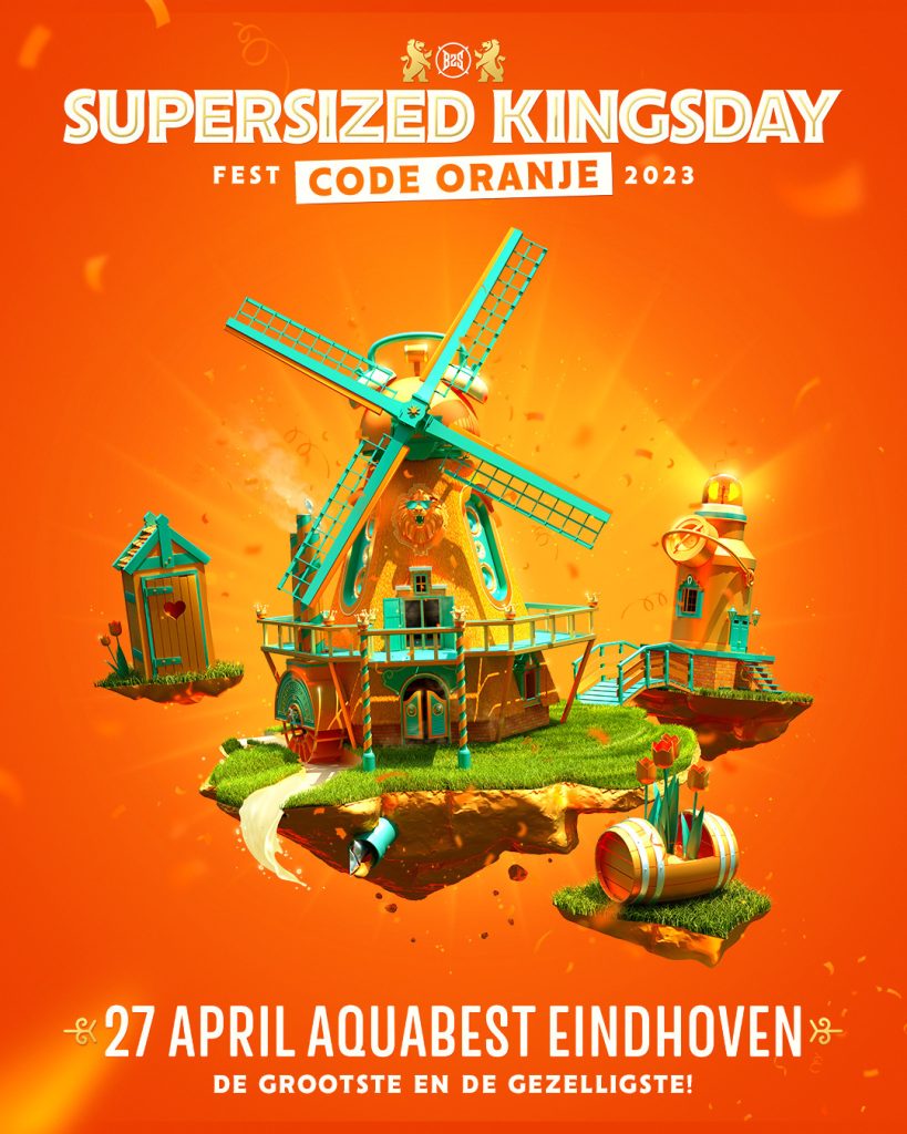 SuperSized Kingsday Festival 2023 Poster