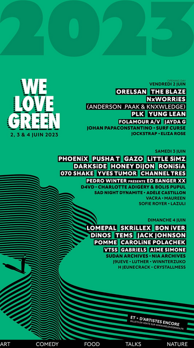 We Love Green 2023 Poster