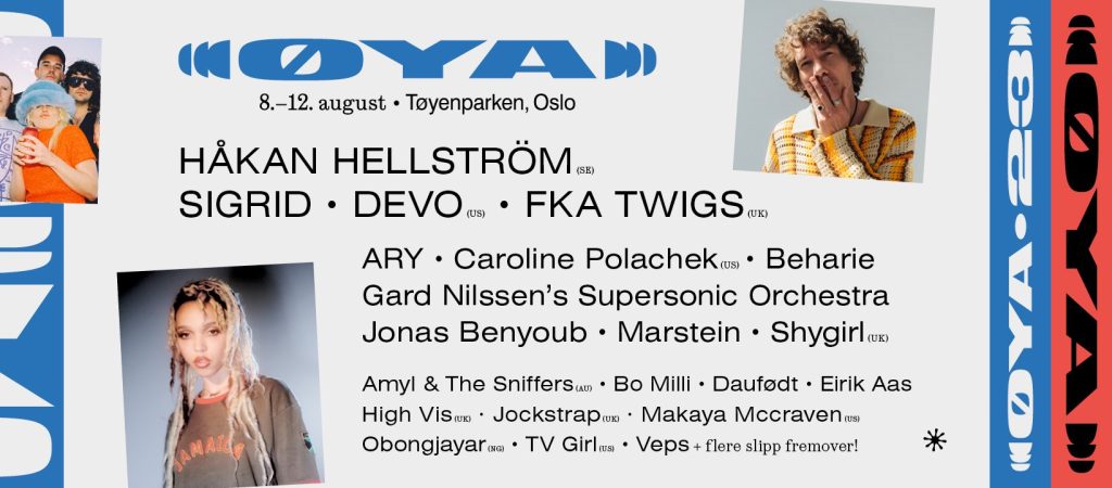 Øyafestivalen 2023 Poster
