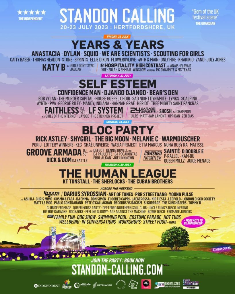 Standon Calling 2023 Poster
