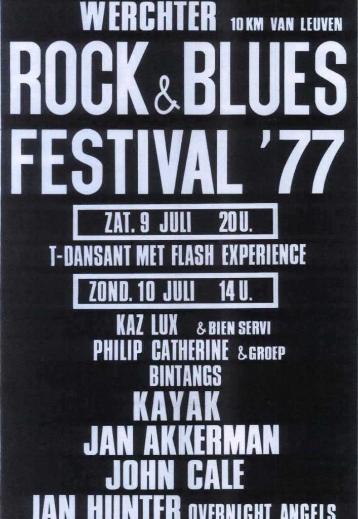 Rock Werchter line-up poster