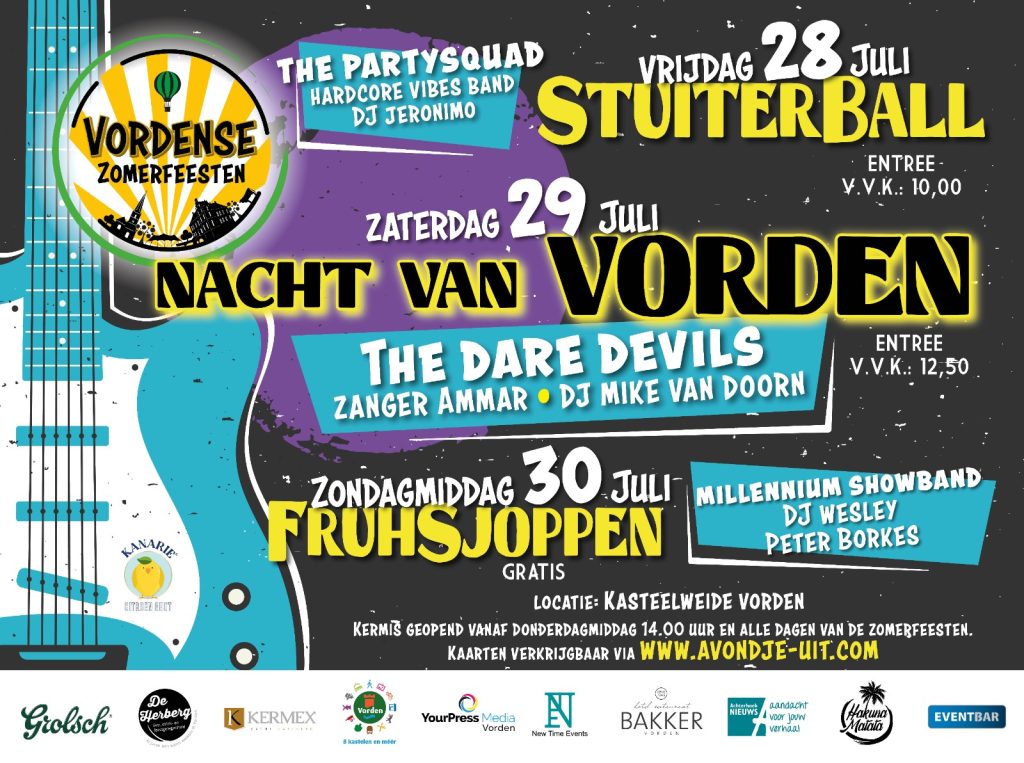 Vordense Zomerfeesten 2023 Poster