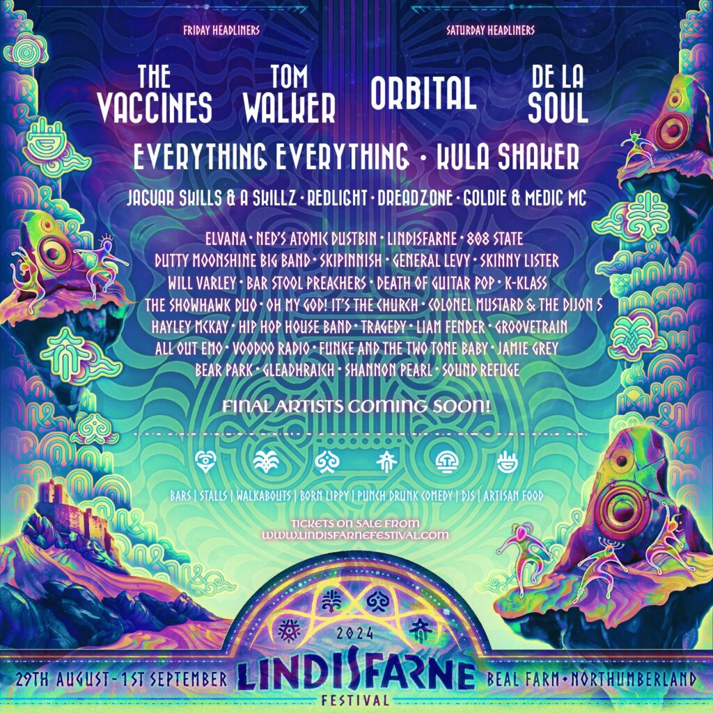 Lindisfarne Festival 2024 Poster