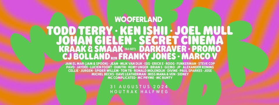 Wooferland Festival 2024 Poster