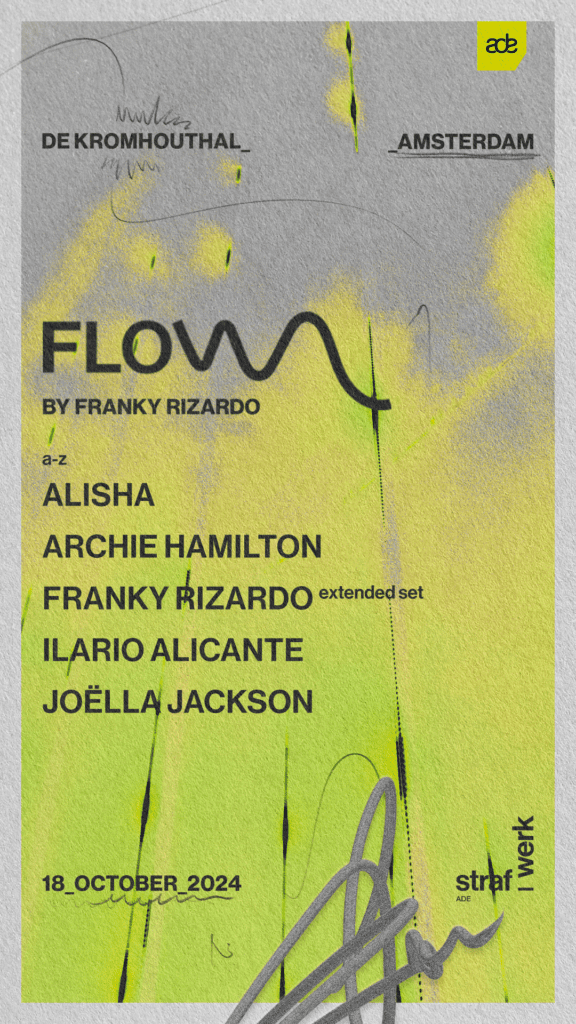 Straf_werk ADE X FLOW 2024 Poster