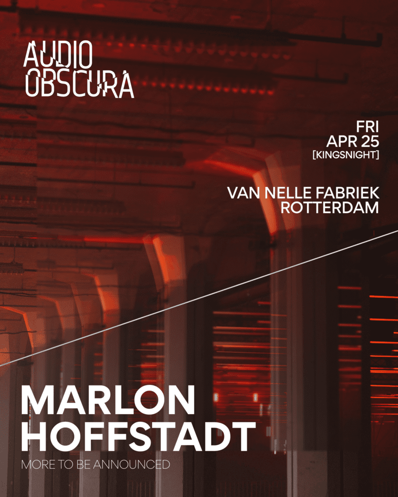 Audio Obscura X Marlon Hoffstadt 2025 Poster