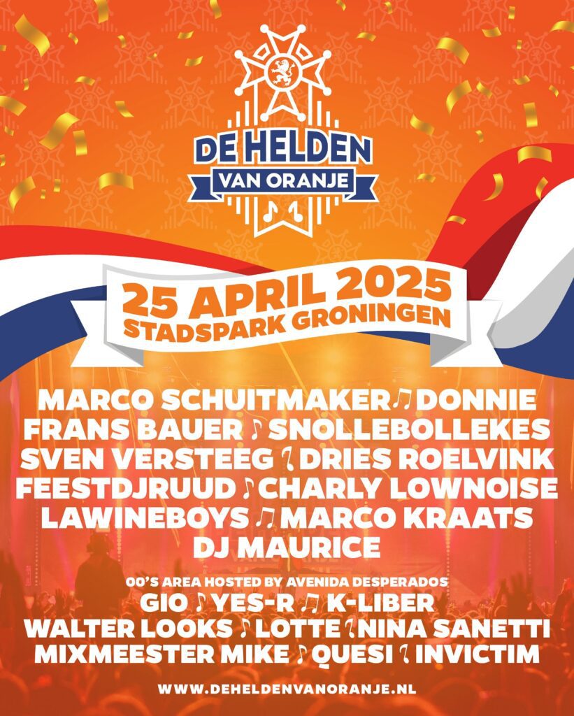 De Helden Van Oranje 2025 Poster