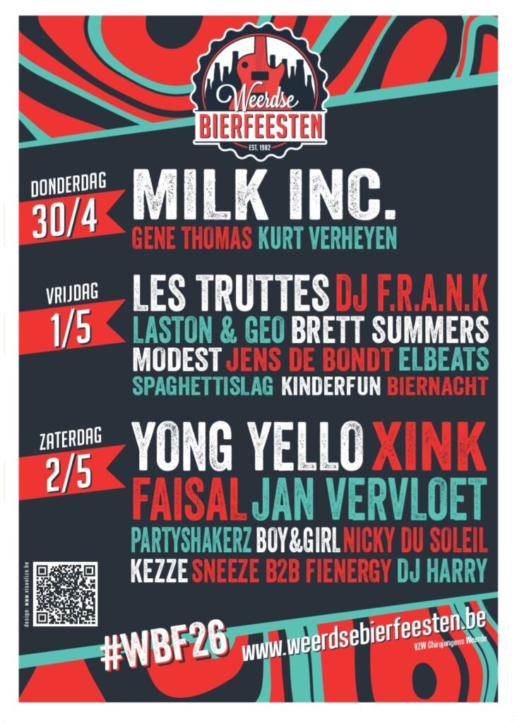 Weerdse Bierfeesten 2026 Poster