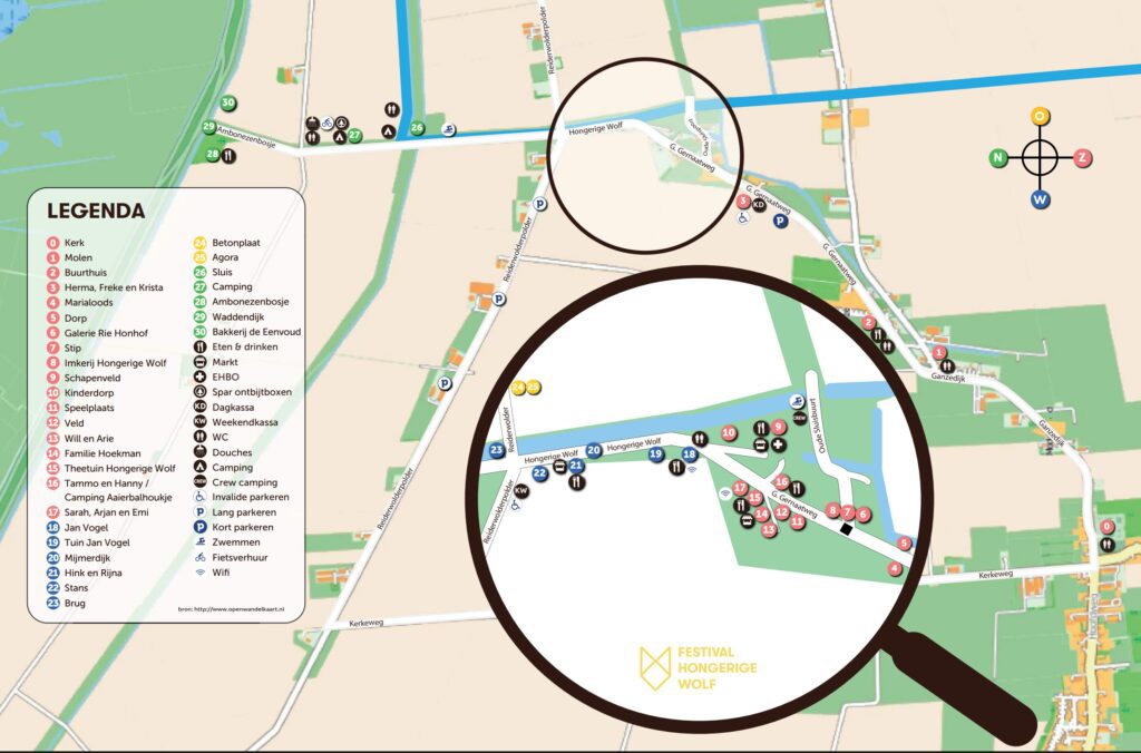Festival Hongerige Wolf 2026 Plattegrond