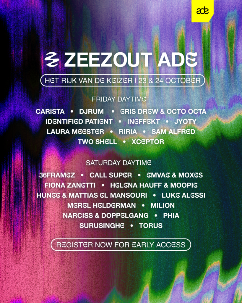 ZeeZout ADE - Friday 2026 Poster